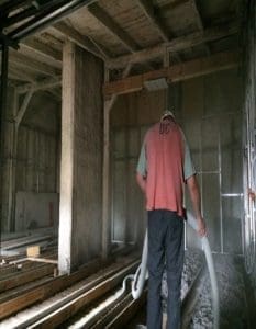 ocieplenie celuloza starej kamienicy na ulicy Gdańskiej w Bydgoszczy